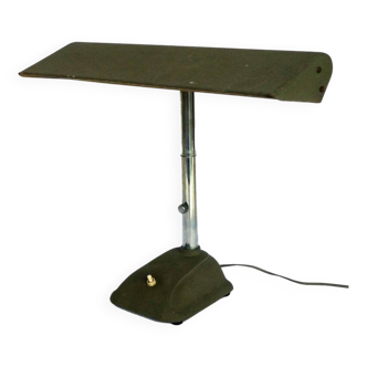 Lampe de table au néon industrielle rationaliste de conception italienne des années 1930