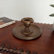 Antique brass candlestick