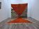 Traditional handmade Beni Ouraine rug, size 140 x 260 cm