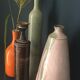 Vase soliflore céramique signé