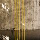 Yellow lase metal coat hanger 90's