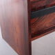 Low sideboard or TV cabinet made of Pallisander wood from the 1960s, Sweden.