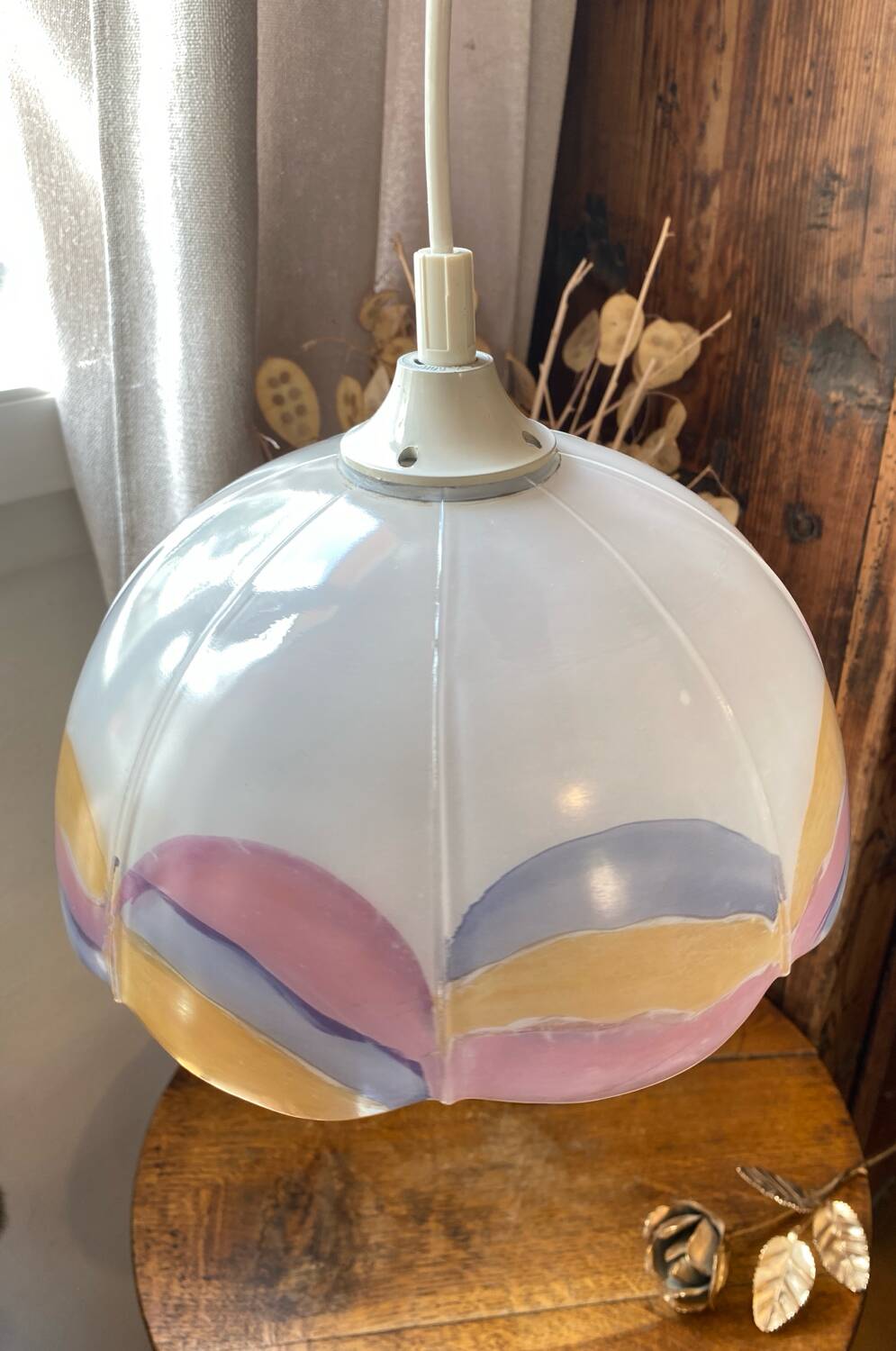 Glass pendant from the 1970s