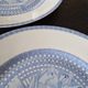 Limoges porcelain for Hermès, Paris - Set of 4 flat plates - Les Pivoines