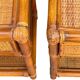 Paire de chevets en rotin 1960