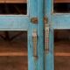 Old glazed sideboard in original blue patina Burmese teak
