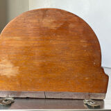 Antique Wooden Wall Console Bracket with geometric carvings