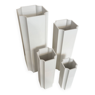 Set of 4 vases, Jacques Bédat 1970