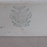 Wall mirror art deco - chrome and faience villeroy boch