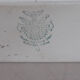 Wall mirror art deco - chrome and faience villeroy boch