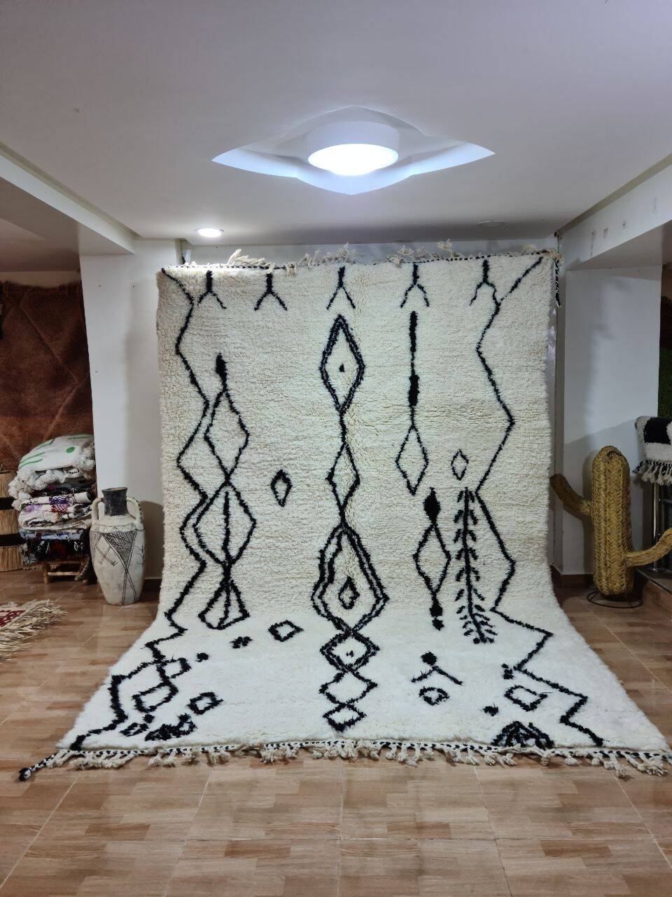 Handmade Berber wool rug 300X200 cm