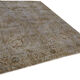 Hand-knotted persian vintage 1970s 250 cm x 333 cm purple wool carpet
