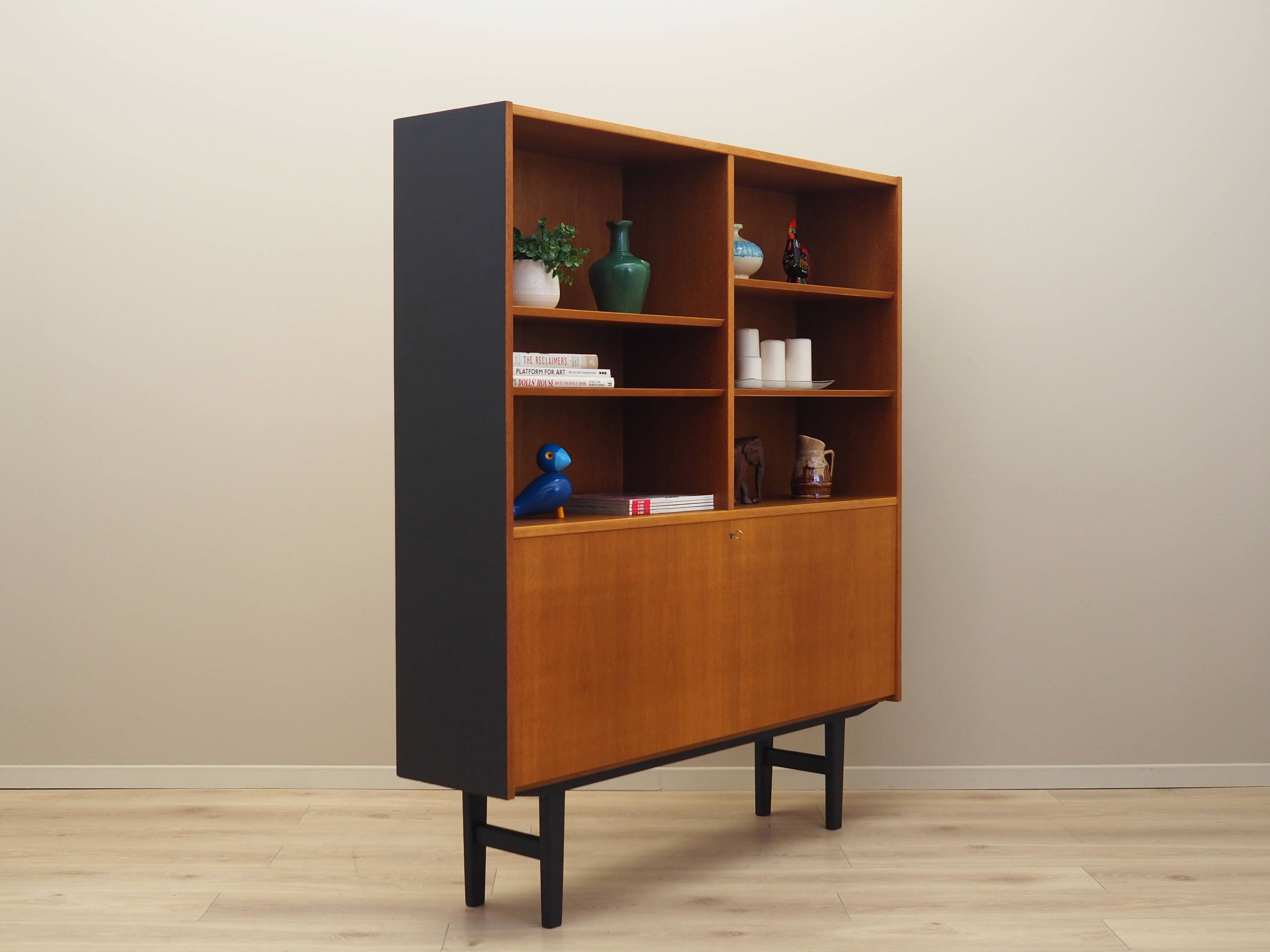 Ash bookcase, Danish design, 1970s, production: Hundevad