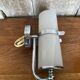 Old Delmas Disderot Wall Lamp Chrome Metal + White Opaline Vintage