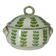 Ceramic soup tureen with plant motif, Mugnerot workshop, France, 1960