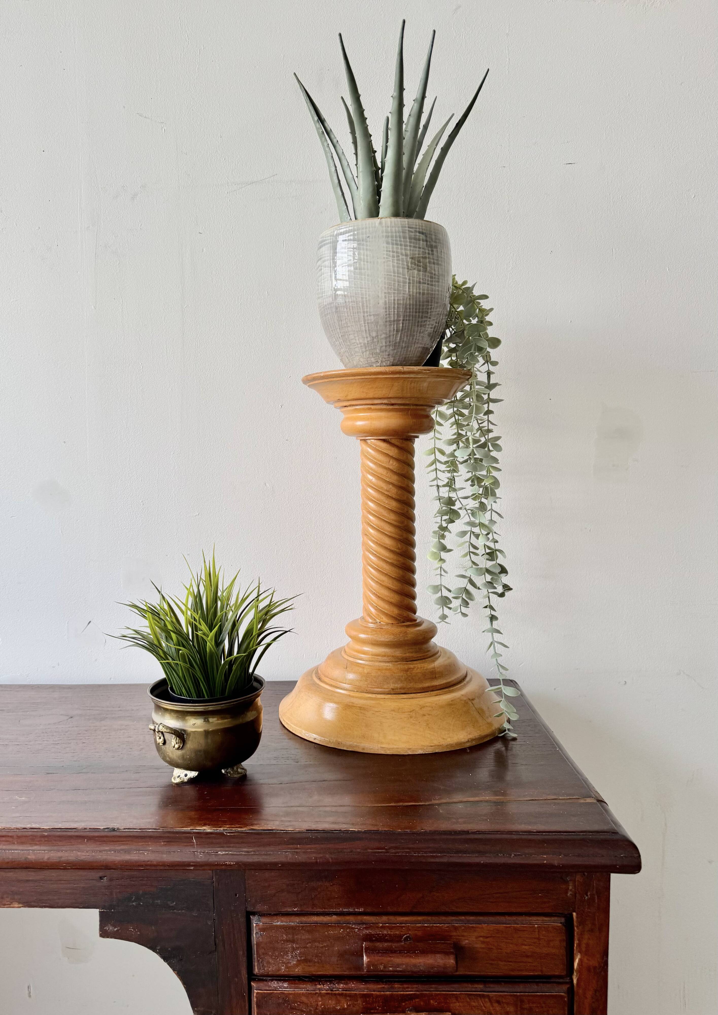 Vintage Wooden Plant Stand