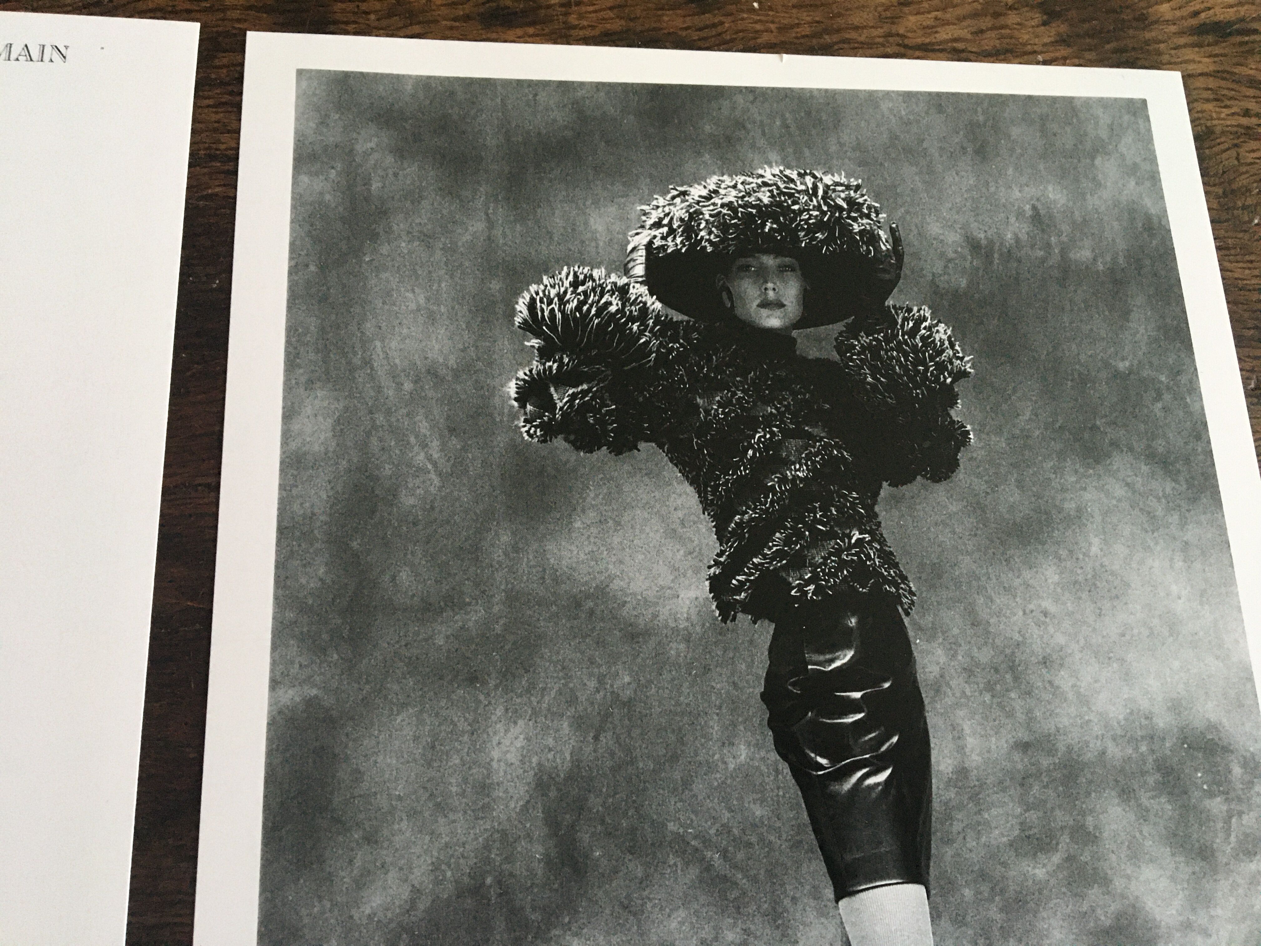 Illustration and press fashion photography "Pierre Balmain"