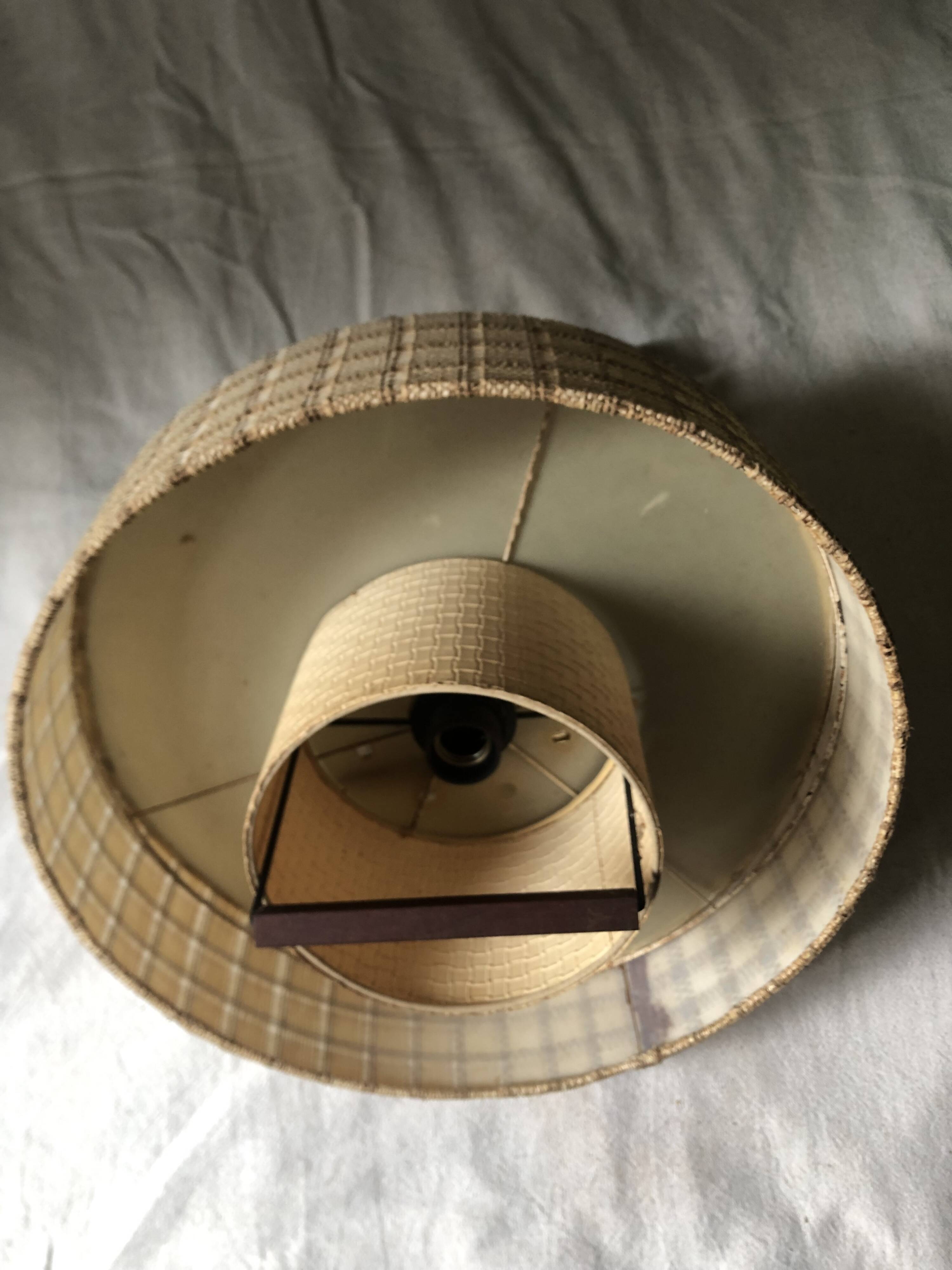 Scandinavian teak pendant light from the 60s/70s vintage