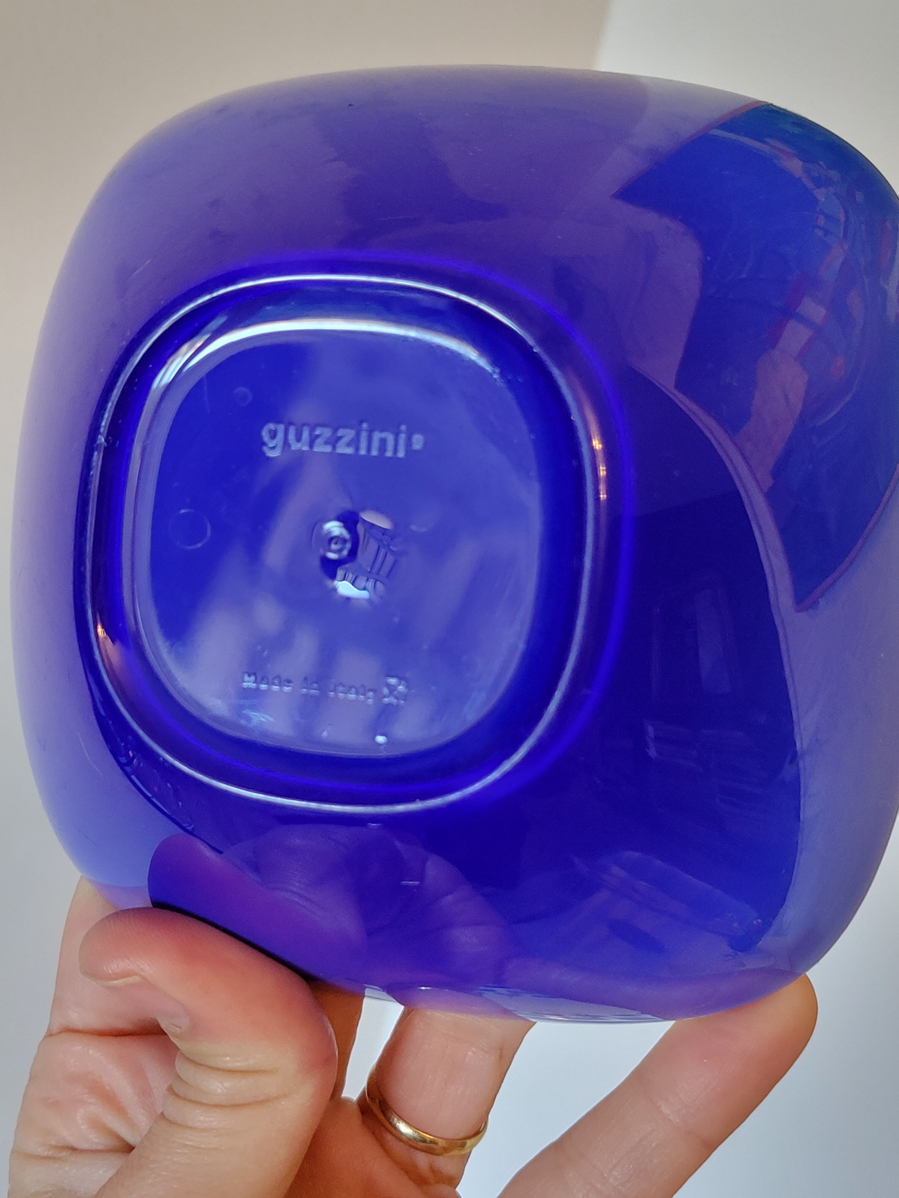 Vintage bread basket and bowl cup Guzzini design Italy