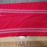 Old Basque red rectangular tablecloth