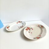Oval serving dishes made from Onnaing earthenware