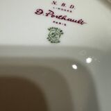 Breakfast Service D. Porthault Limoges Pink Hearts 10 Pcs