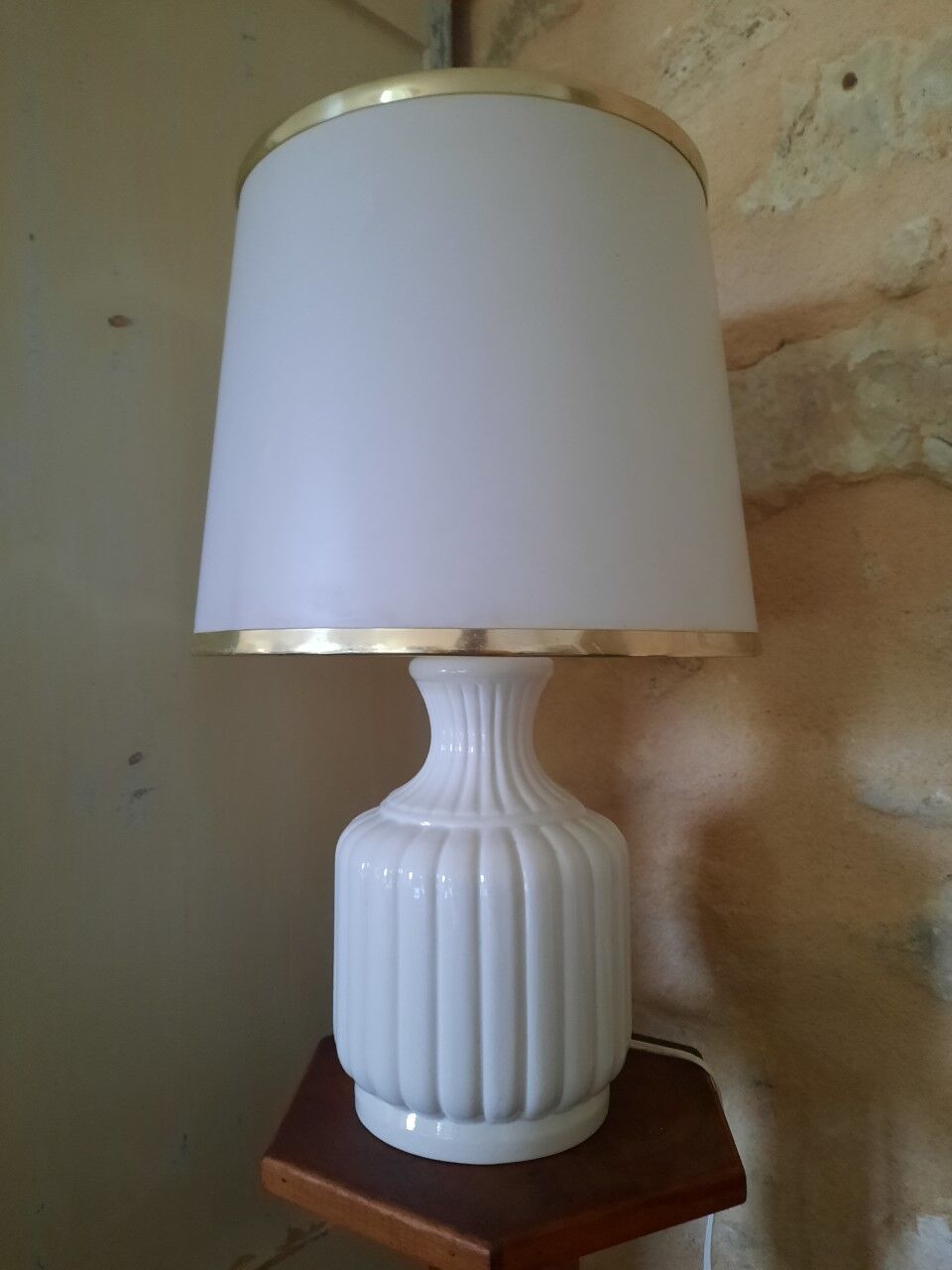 Antique ceramic lamp