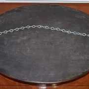 Antique Edwardian Bevelled Oval Wall Mirror, 1910s