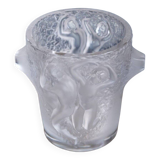 Seau à Champagne Vase “ganymède” En Cristal Par Lalique, XXe Siècle