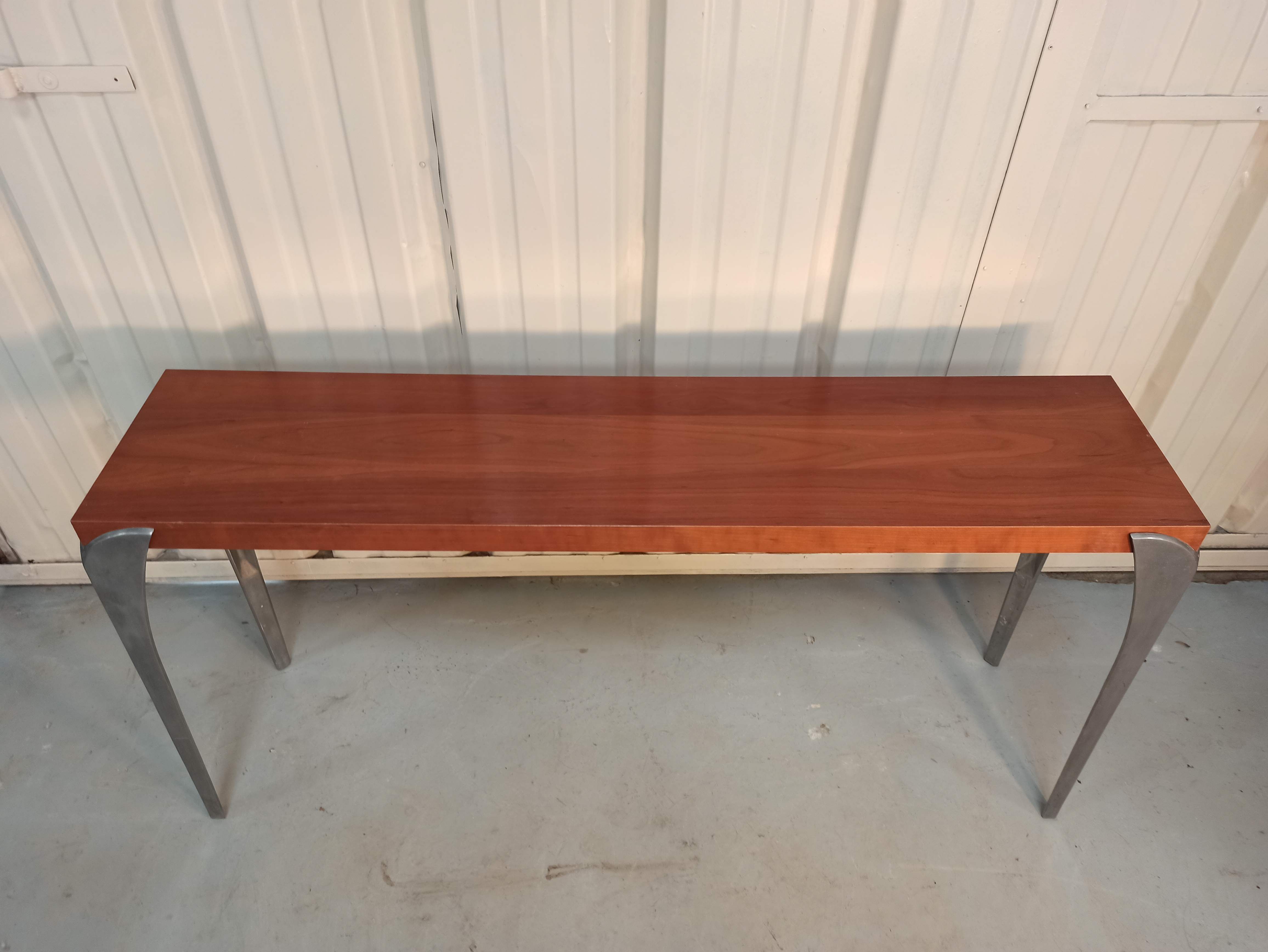 Console BoConcept longue enfilade nordique aluminium alu 70