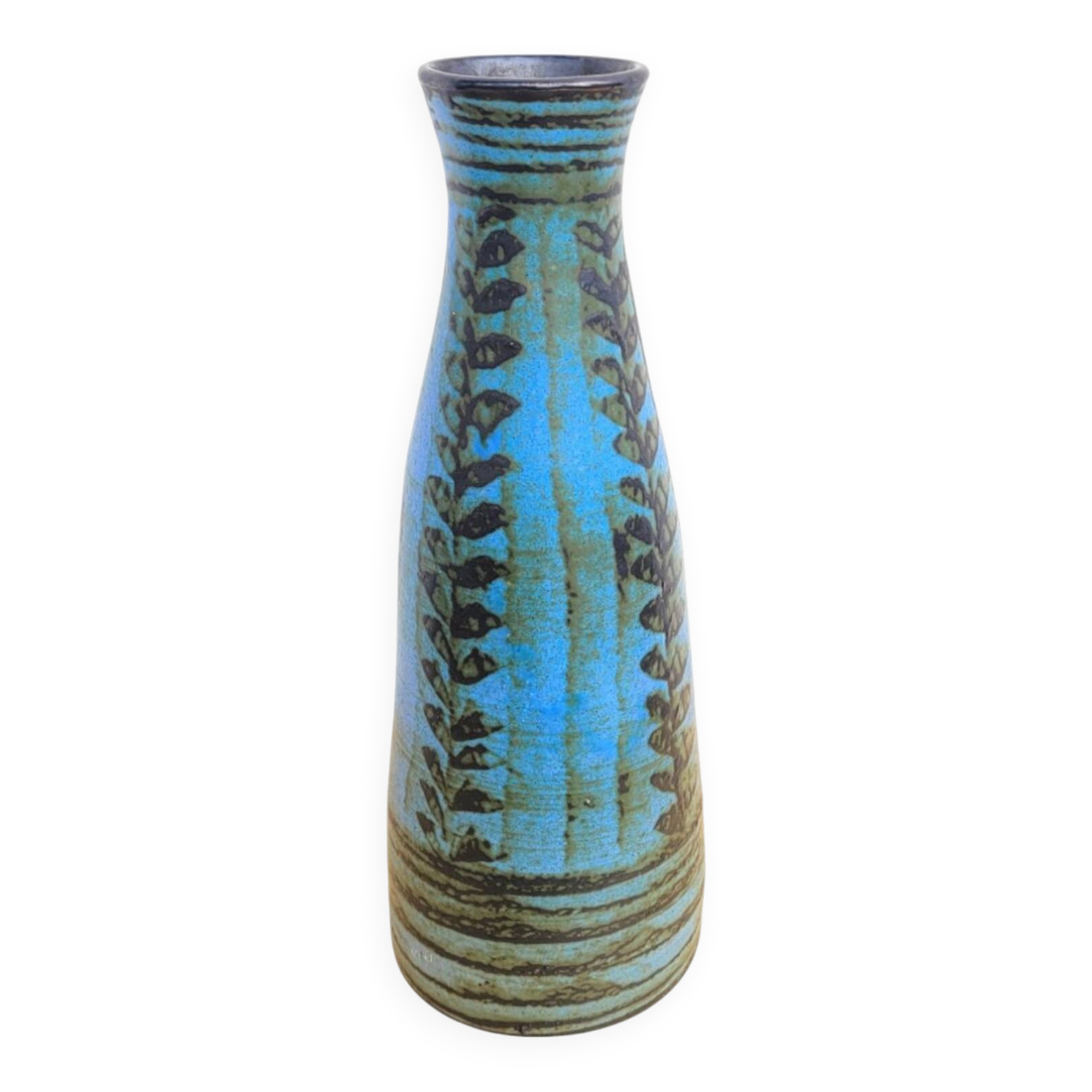 Blue vase by Danuta le Hénaff