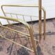 Porte revues vintage en laiton