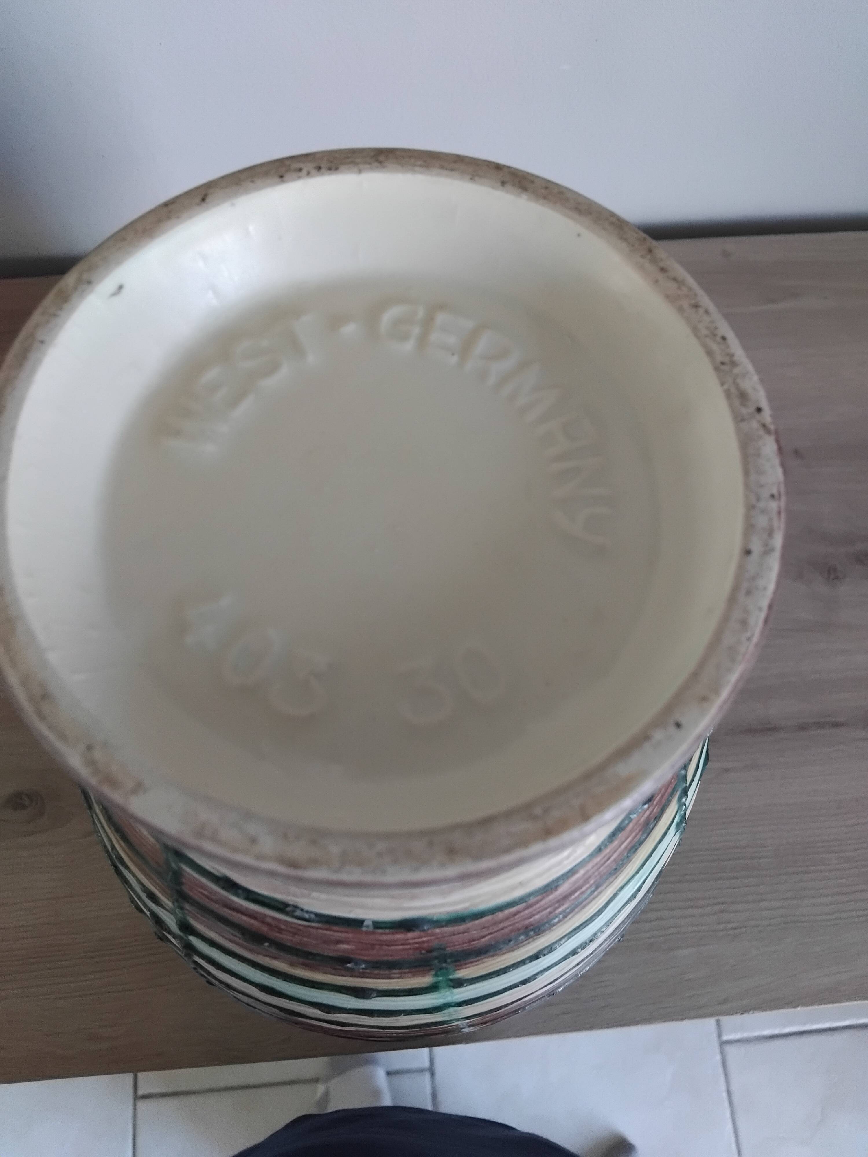 Vintage ceramic vase WEST GERMANY from the 50s 60s.