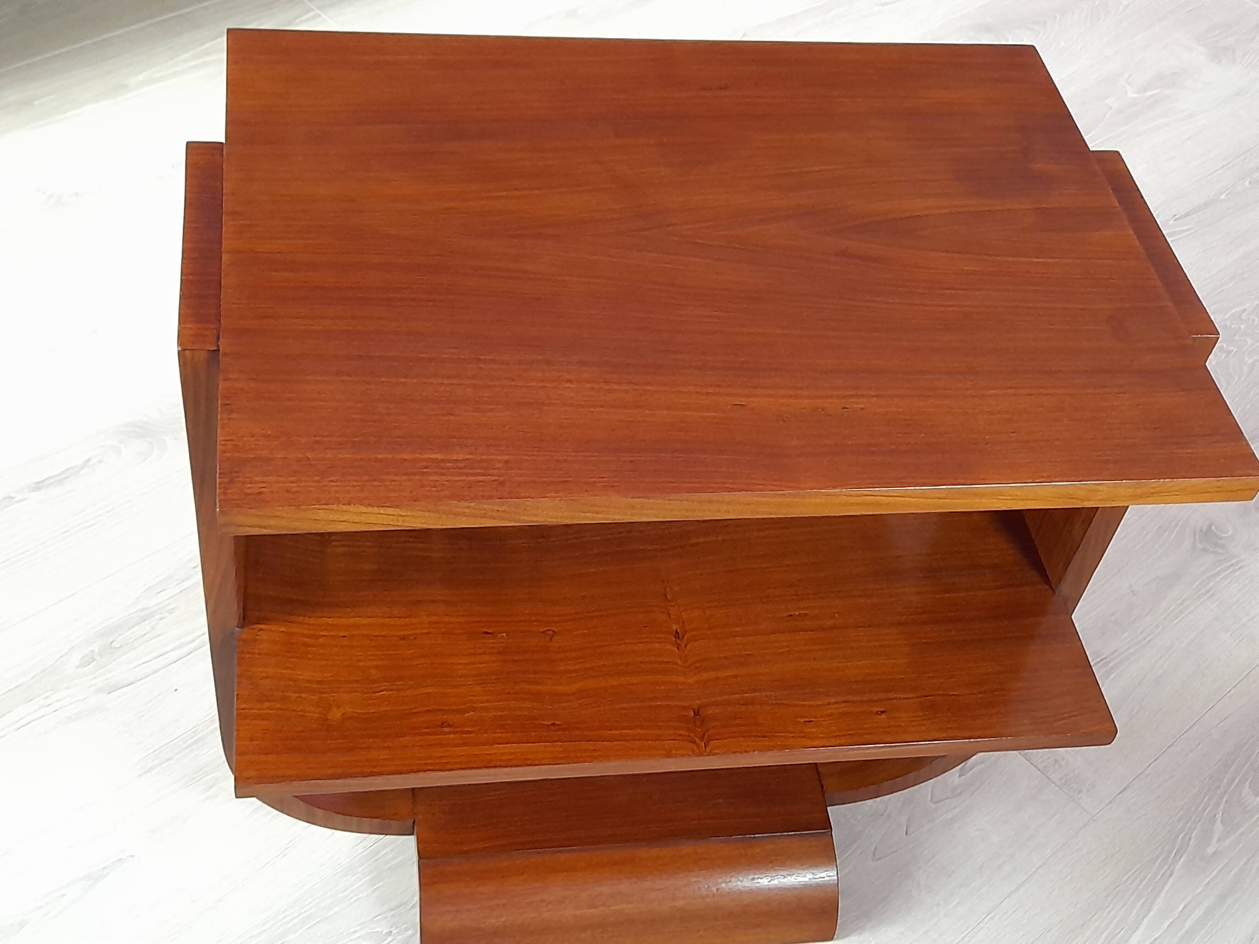 Art Deco period mahogany coffee table