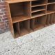 Wooden loom chest of drawers with locker