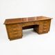 Bureau ministre XXL en chêne , 220 × 95 cm