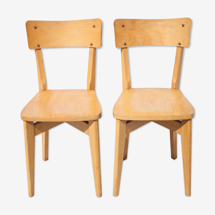 Paire de chaises bois Luterma | Selency