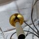 Chandelier design 8 gold brass metal lights