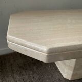 70s Travertine Coffee Table