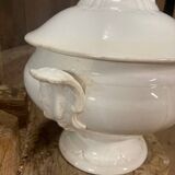 19th century Paris white porcelain tureen