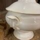 19th century Paris white porcelain tureen