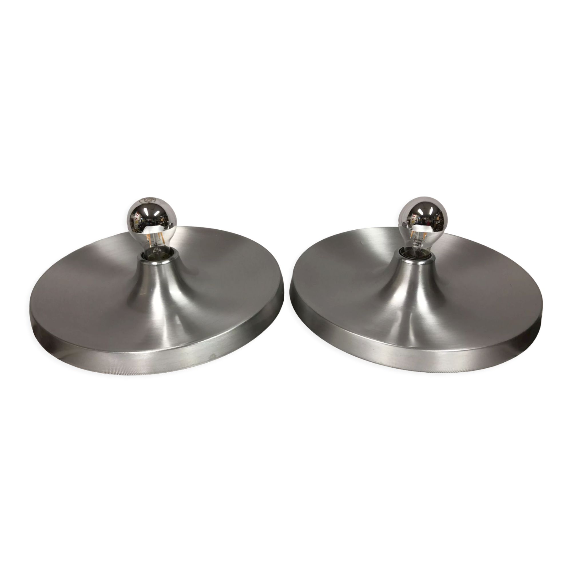 Pair sconces, Flush Light, Germany 1960-70