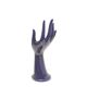Hand ring or blue ceramic soliflore seventies