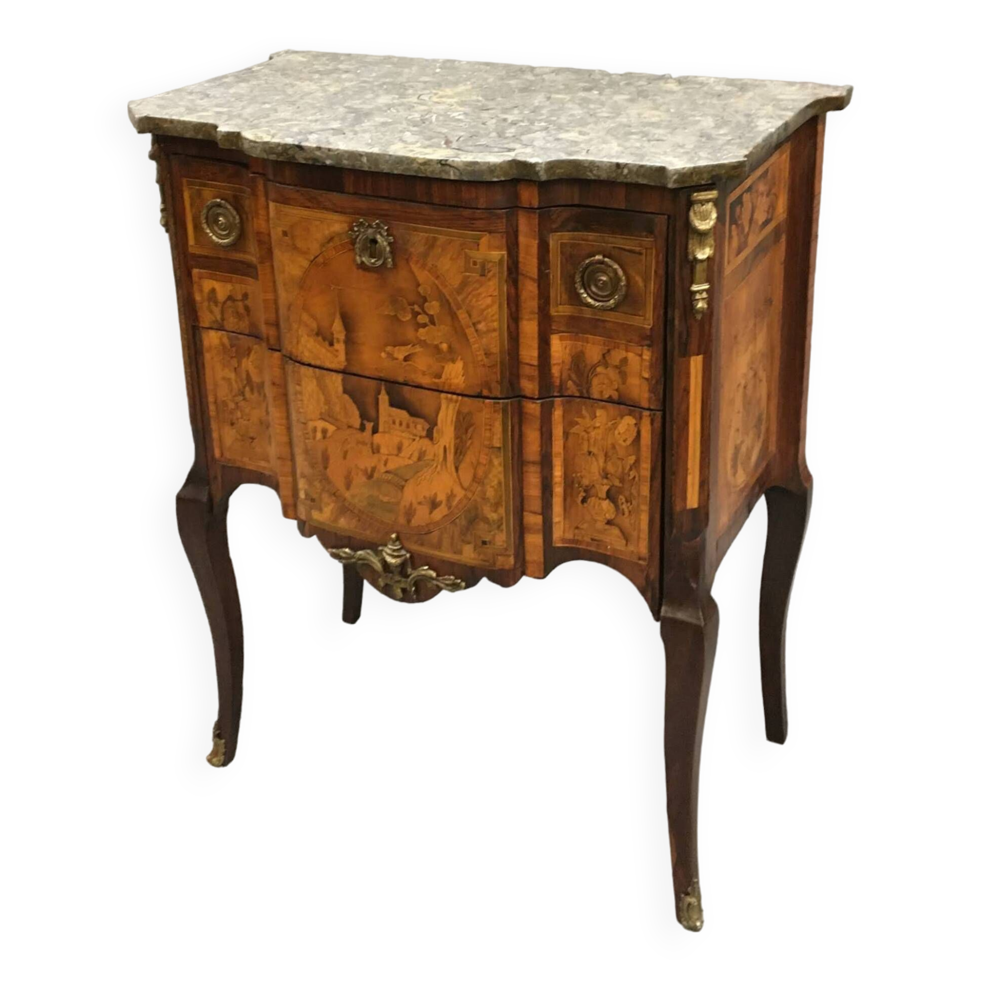 French Small Chest Of Drawers