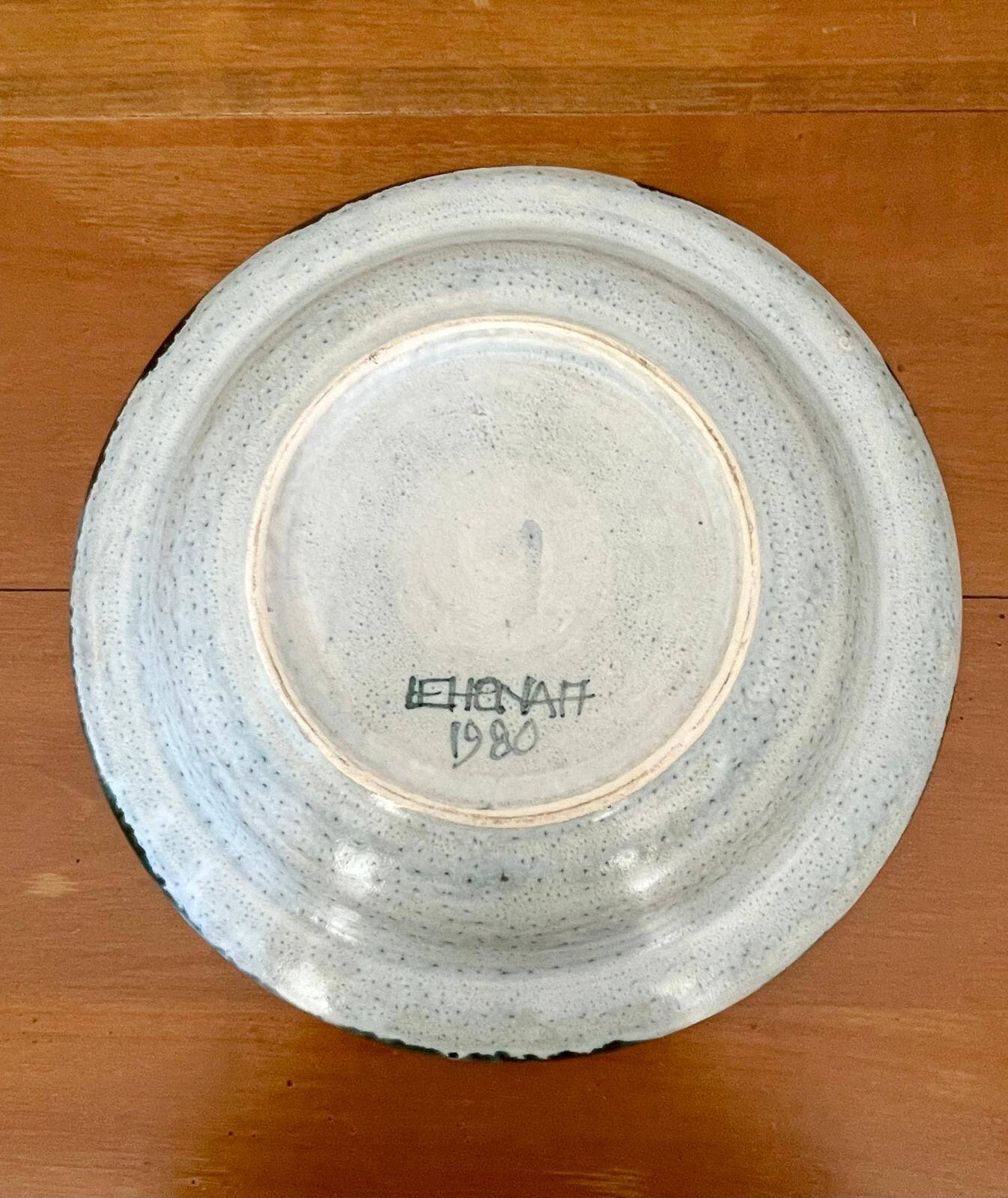 Shallow ceramic dish, Danuta Le Hénaff