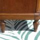Art Deco walnut sideboard with marble top