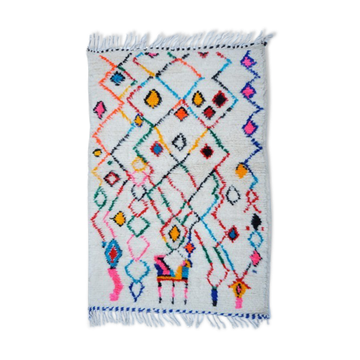 Colorful Berber carpet 150x100cm