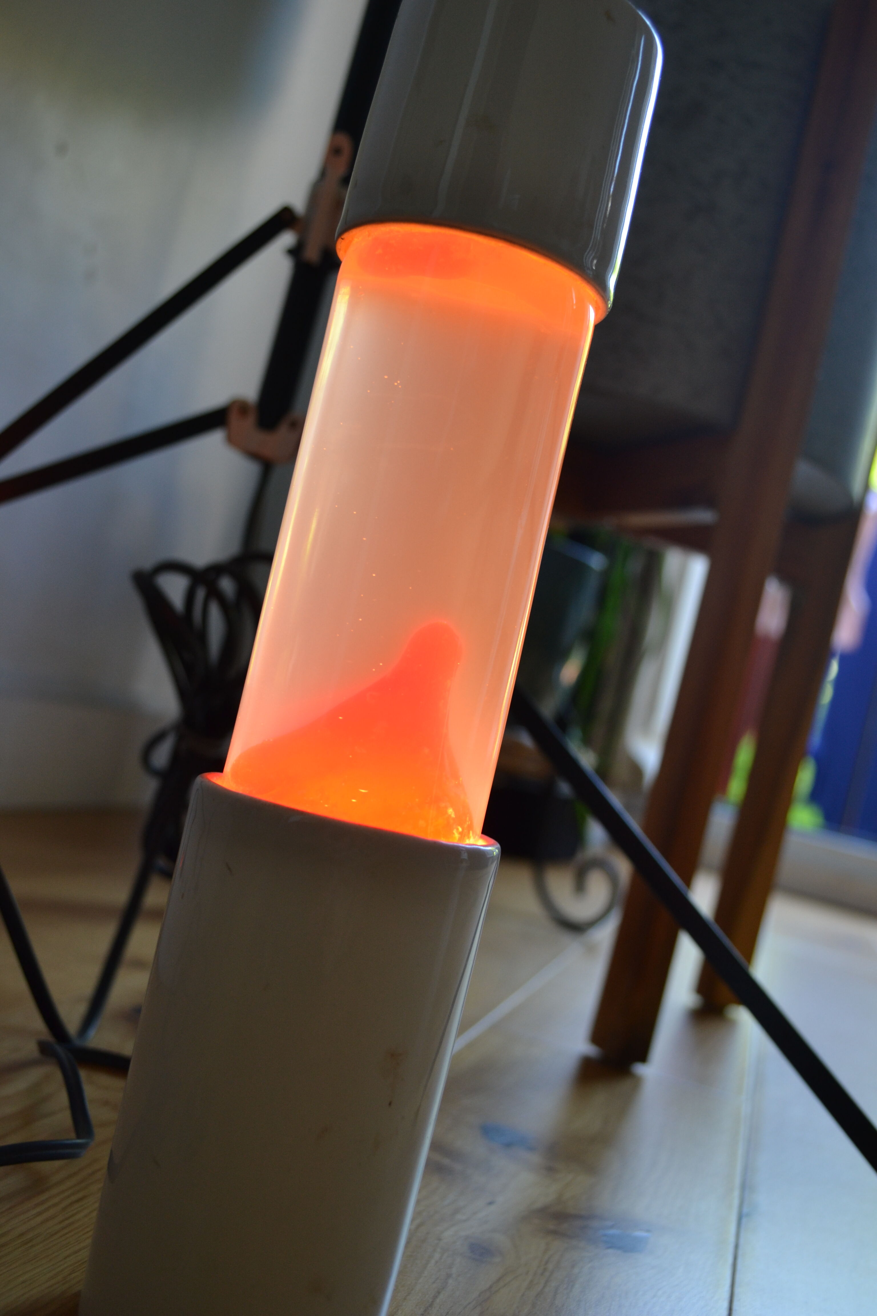 Psychedelic lamp 70's lava space age