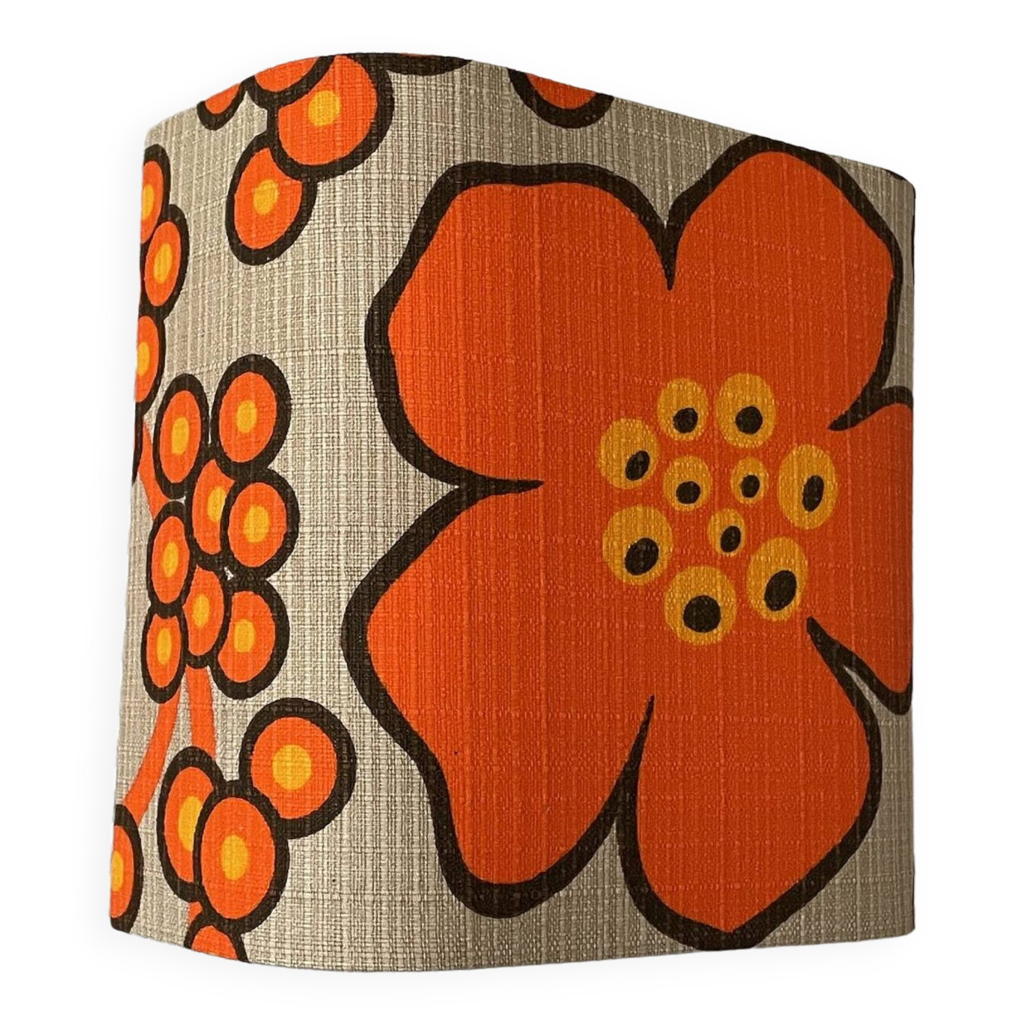 Sakura fabric wall light - rectangle H20 L20cm