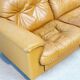 De Sede DS101 three-seater in cognac leather.
